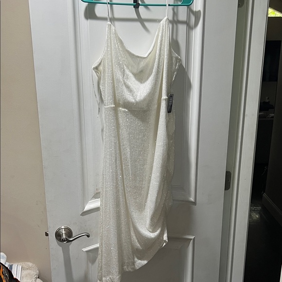 Express White High Low Dress - Picture 1 of 6